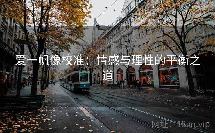 爱一帆像校准:情感与理性的平衡之道 爱一帆像校准:情感与理性的平衡之道