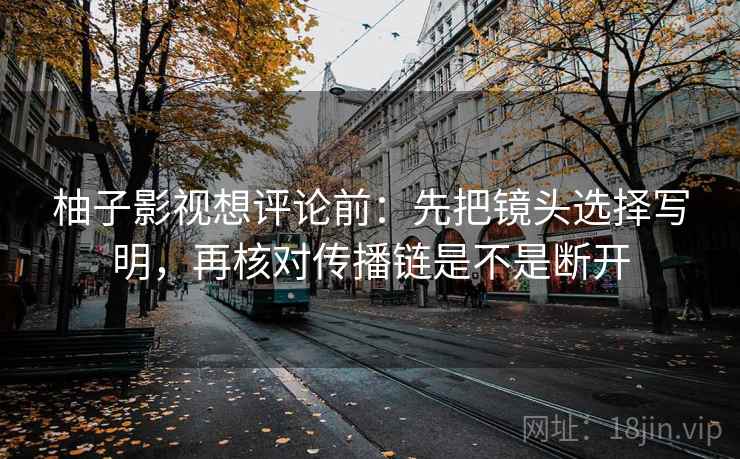 柚子影视想评论前：先把镜头选择写明，再核对传播链是不是断开