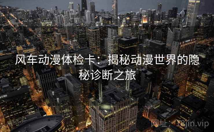 风车动漫体检卡：揭秘动漫世界的隐秘诊断之旅